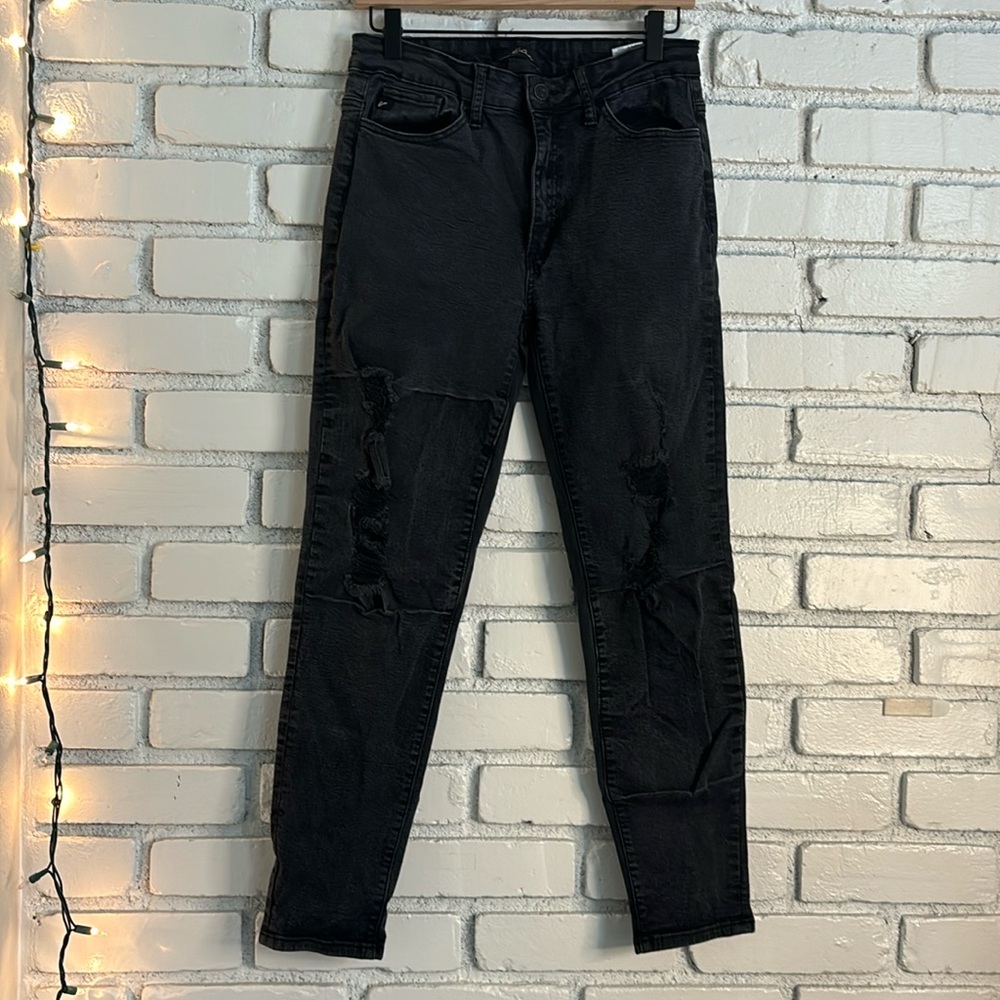 KanCan black skinny ripped denim jeans